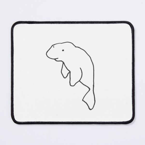 Item preview, badly drawn dugong designed and sold by hanakinart.
