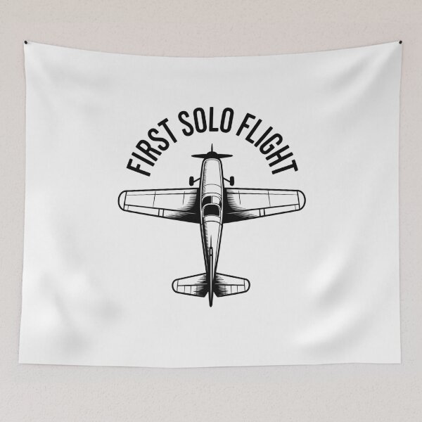 Item preview, First Solo Flight Student Pilot Airplane designed and sold by MooonTees.