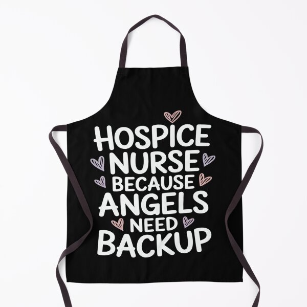 Item preview, Hospice Nurse Because Angels Need Backup designed and sold by FreshVibe Prints.