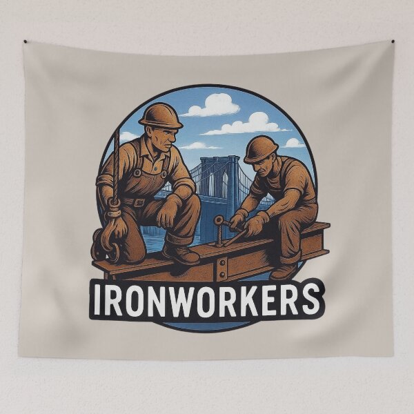 Item preview, Ironworkers / Bridge Builders and Skyscrapers designed and sold by Myra365Art.