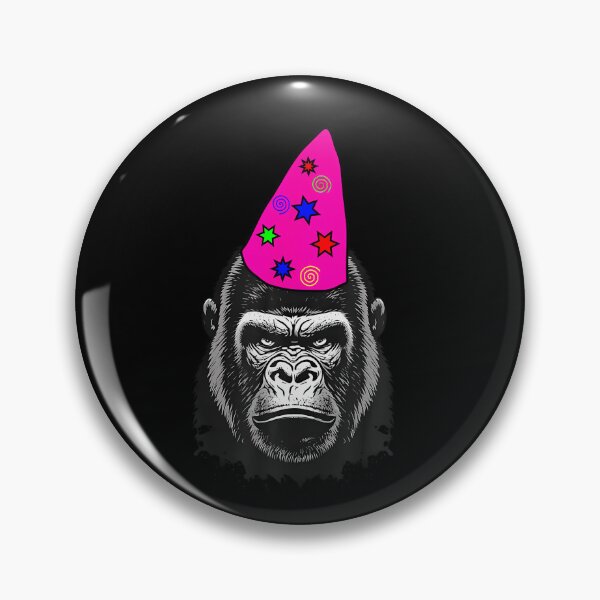 Item preview, Gorilla Birthday Decorations Birthday Party Hat Design designed and sold by MadalynKiehn.
