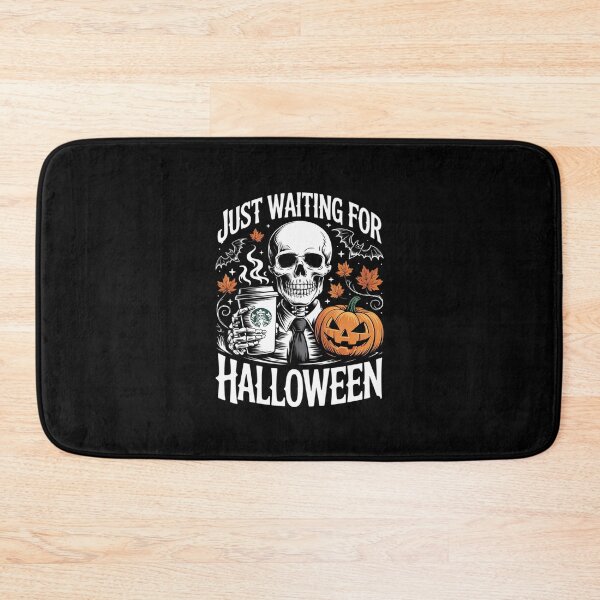 Item preview, Just Waiting For Halloween Skeleton Coffee Jack Or Lantern  designed and sold by ClassicAnthony.