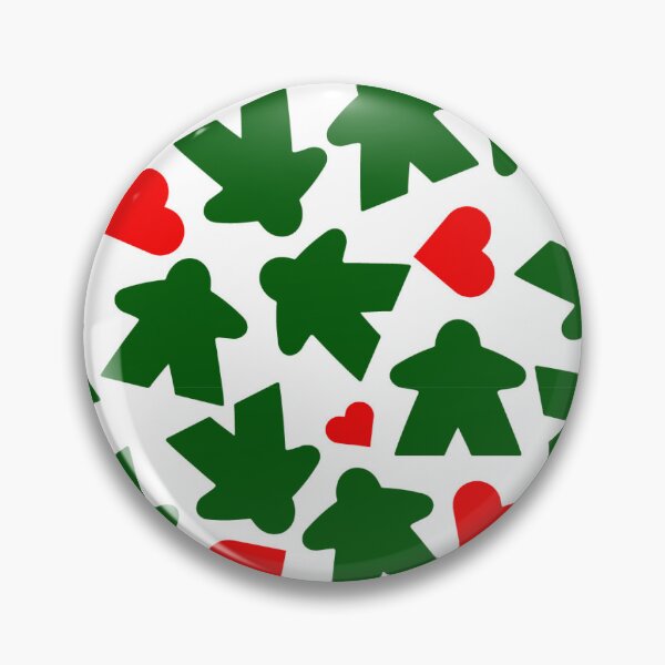 Item preview, Board Game Meeples | Christmas Colors designed and sold by Zab Butler Design.