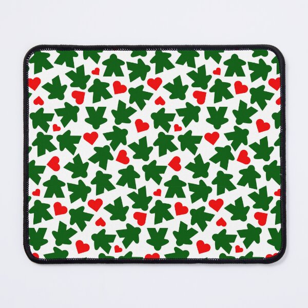 Item preview, Board Game Meeples | Christmas Colors designed and sold by Zab Butler Design.