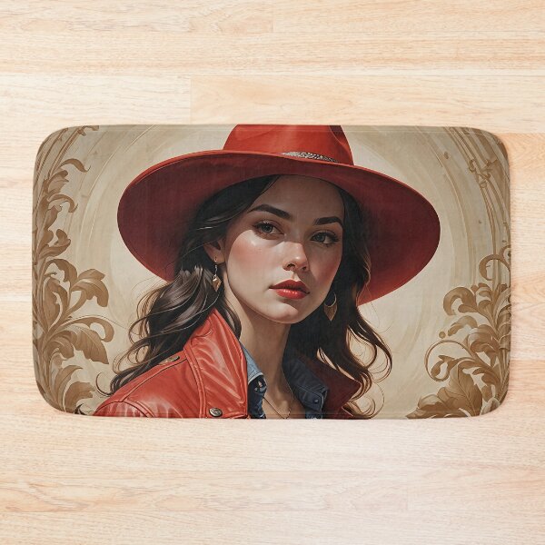 Item preview, Young woman with hat designed and sold by Palatinasart.