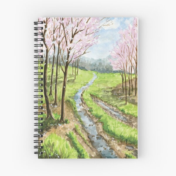 Item preview, "Walk in Spring" designed and sold by solgasart.