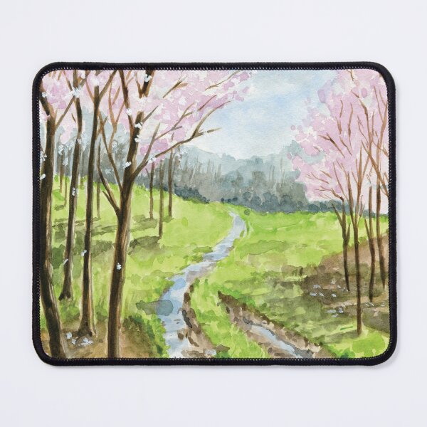 Item preview, "Walk in Spring" designed and sold by solgasart.