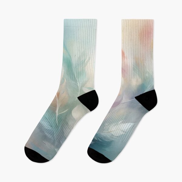 Item preview, Composition with pastel-colored feathers designed and sold by 2-Seraphira.