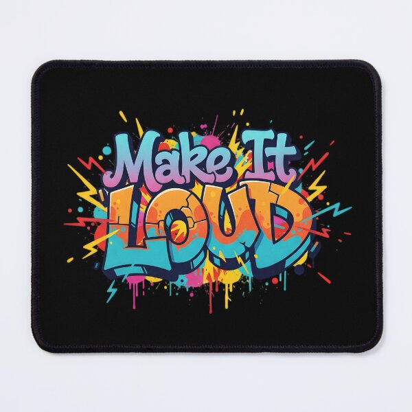 Item preview, Make It Loud Graffiti Typographic Design designed and sold by SaicoGN.