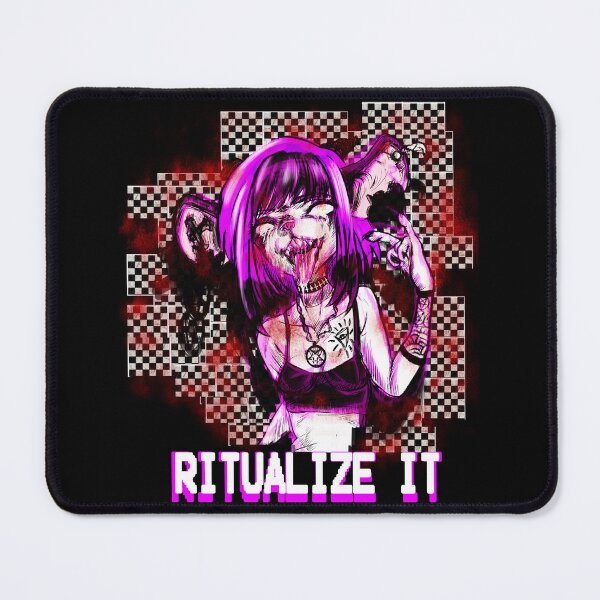 Item preview, Goth Furry Demon Mad Mouse Girl Ritualize It designed and sold by GrotsqMachine.