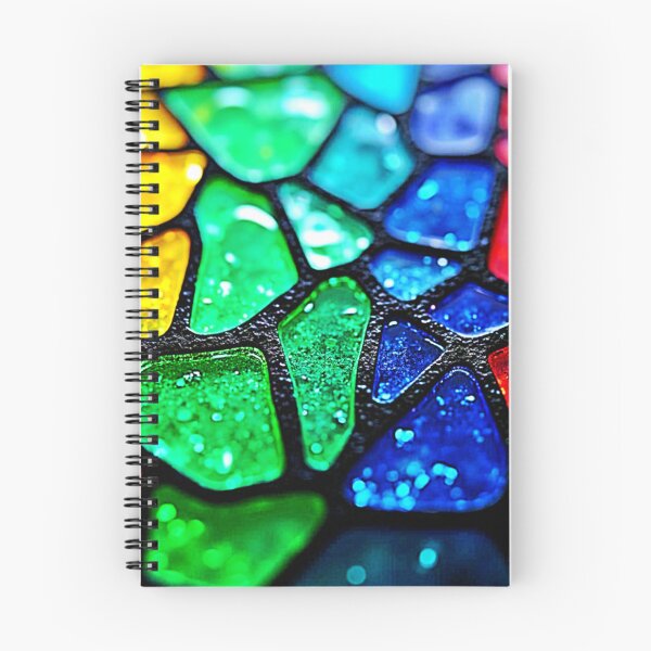Item preview, Glossy Rainbow Glass Mosaic Art designed and sold by Health And Fitness Posts e-Store.