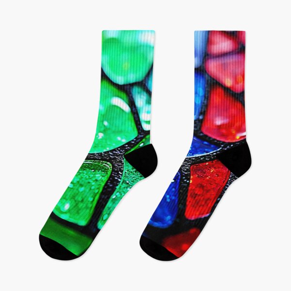 Item preview, Glossy Rainbow Glass Mosaic Art designed and sold by Health And Fitness Posts e-Store.