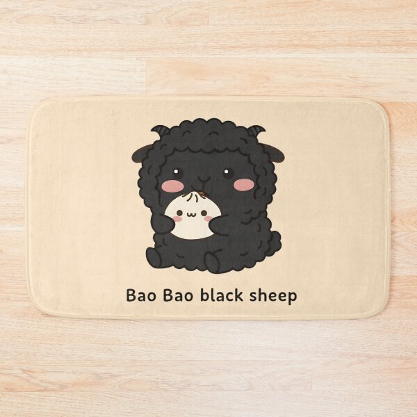 Item preview, Bao Bao Black Sheep – Cute Pun designed and sold by SidTastic .