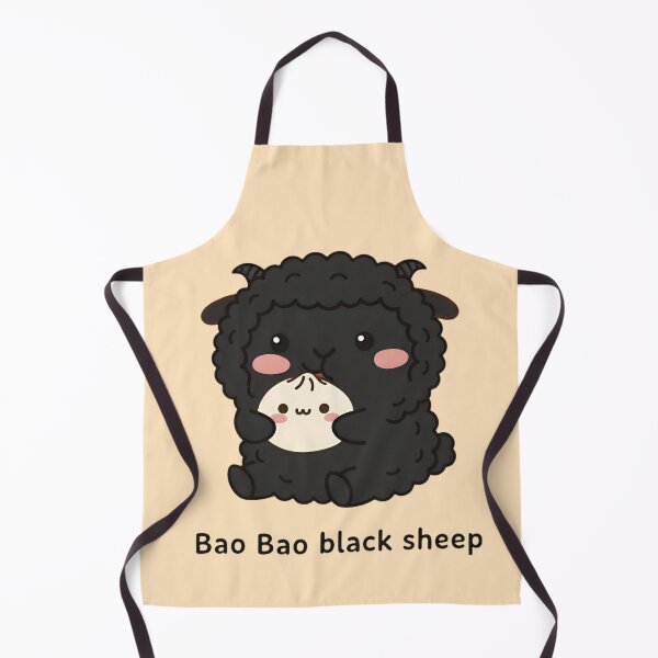 Item preview, Bao Bao Black Sheep – Cute Pun designed and sold by SidTastic .