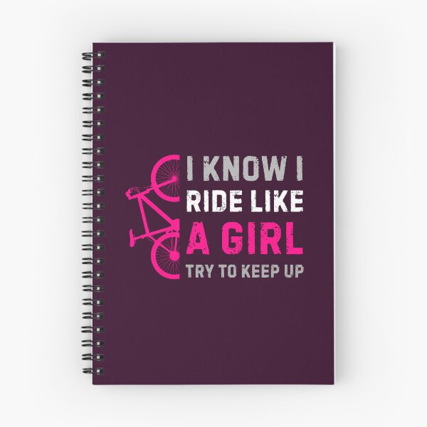 Item preview, I Ride Like A Girl Try To Keep Up - Funny MTB Quote - Girl Mountain Bike | Empowering Women's Mountain Bike Design | Strava & Sassy Cycling Gifts for Her designed and sold by BMLprint ⭐⭐⭐⭐⭐.