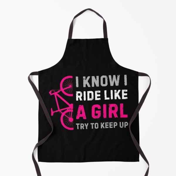 Item preview, I Ride Like A Girl Try To Keep Up - Funny MTB Quote - Girl Mountain Bike | Empowering Women's Mountain Bike Design | Strava & Sassy Cycling Gifts for Her designed and sold by BMLprint ⭐⭐⭐⭐⭐.