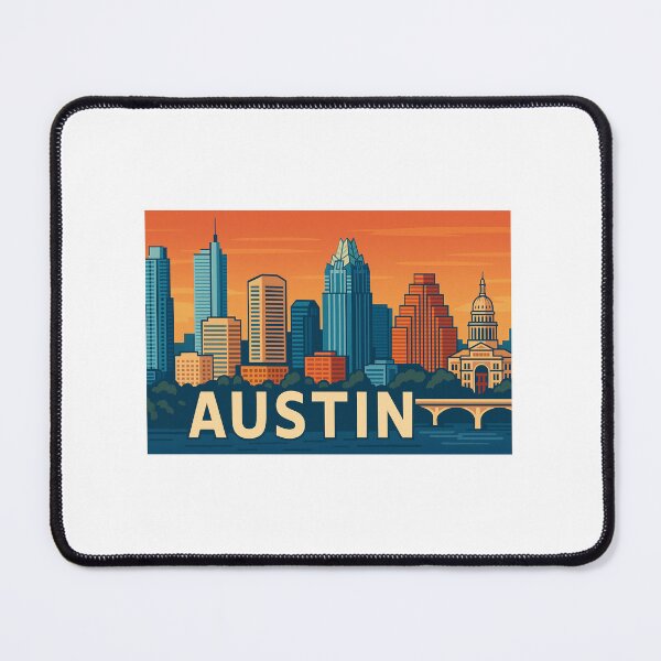 Item preview, Austin Texas Skyline designed and sold by ADigProds.