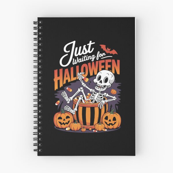 Item preview, Just Waiting For Halloween Skeleton Spooky Vibe Summer = designed and sold by ClassicAnthony.
