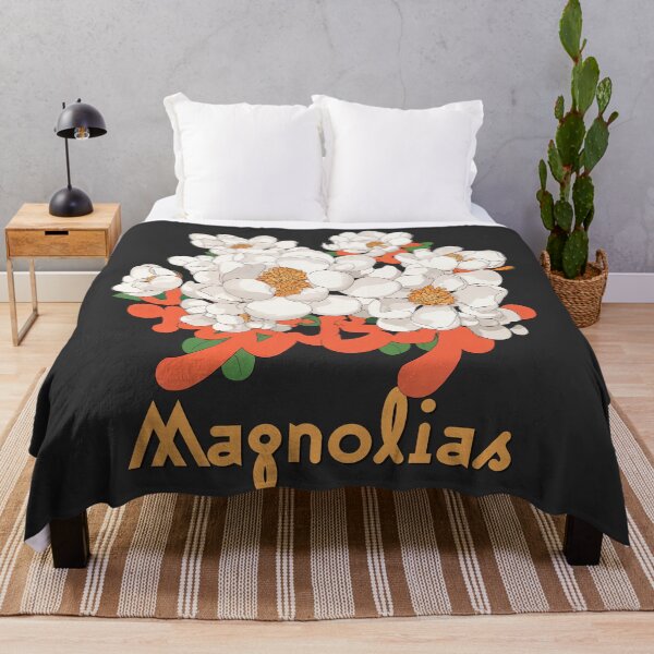Item preview, Magnolia Bloom Burst – Elegant Floral Emblem with Retro Flair designed and sold by ForeverPrintsOK.