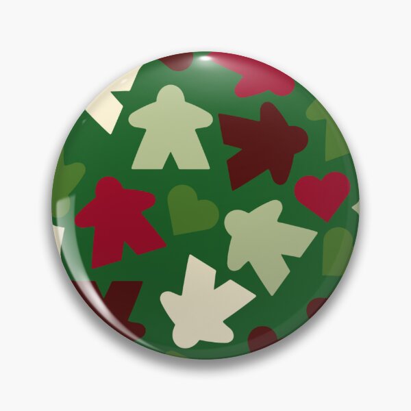 Item preview, Board Game Meeples | Christmas Colors designed and sold by Zab Butler Design.