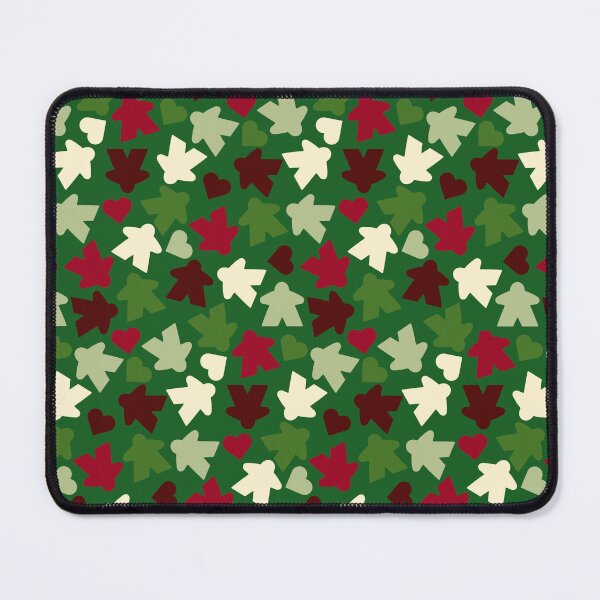 Item preview, Board Game Meeples | Christmas Colors designed and sold by Zab Butler Design.