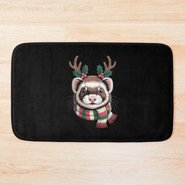Item preview, Christmas Ferret Reindeer Holiday Animal Lover Design designed and sold by Gogetgiggles.
