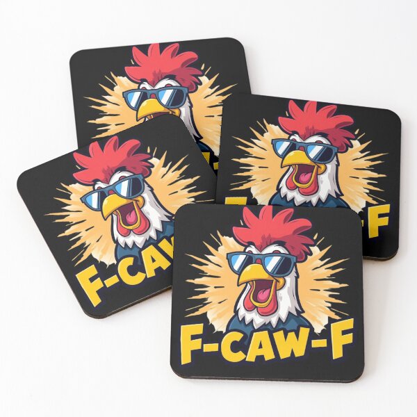 Item preview, F-Caw-F Funny Rooster Meme T-Shirt | Hilarious Chicken Humor Gift designed and sold by ayoubclashirt.