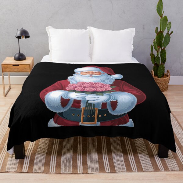 Item preview, Santa Claus with roses designed and sold by ReneMM.