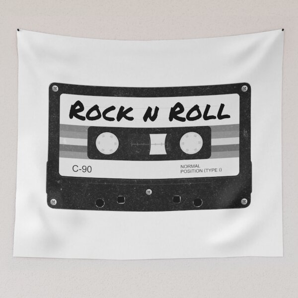 Item preview, Retro 80s Music Rock n Roll Mixtape designed and sold by musicgeniusart.