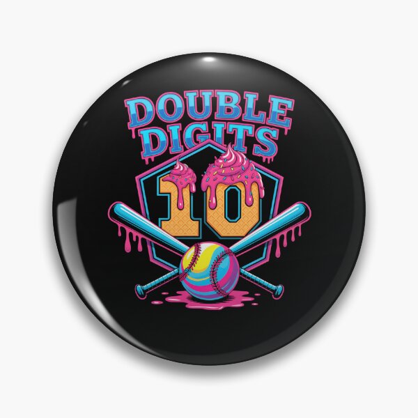 Item preview, Baseball 10th Birthday Ice Cream Drip for Boys Girls Kids  designed and sold by clothesy7.