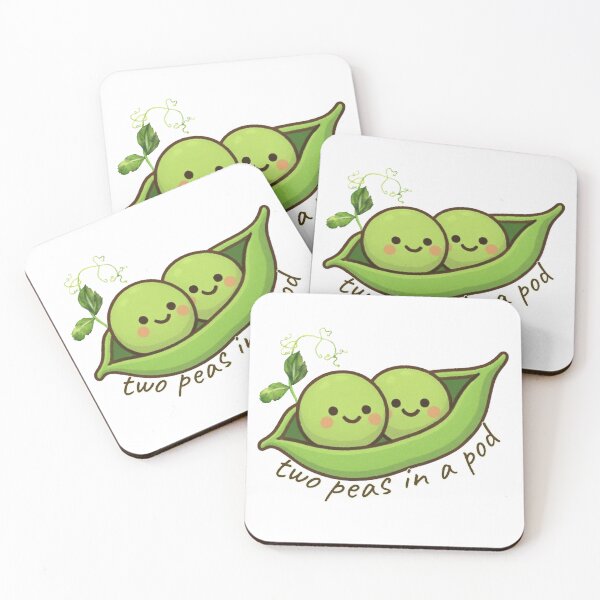 Item preview, Two Peas in a Pod - Minimalist Illustration designed and sold by PROPera-design.