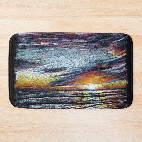 Item preview, Sunset in Tylösand, Sweden drawing designed and sold by Adam Wróbel.