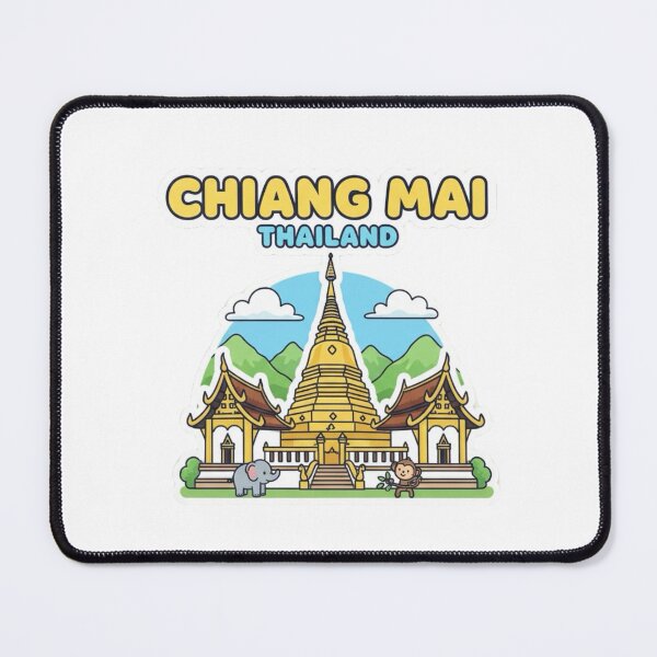 Item preview, Chiang Mai Thailand - Doi Suthep Chiang Mai Thailand Souvenir designed and sold by Dinozilla.