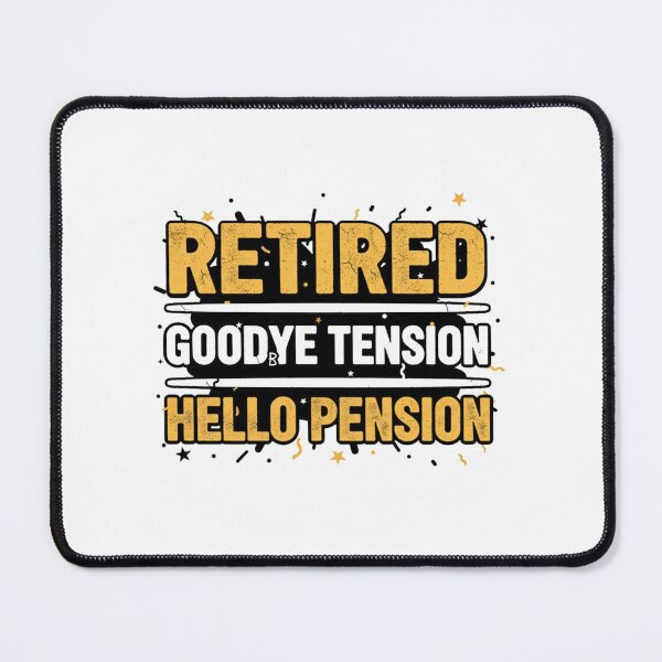 Item preview, Retired Goodbye Tension Hello Pension 2026 Funny Retirement Quote for Men Women Dad Mom T-Shirt designed and sold by Omarmadani.