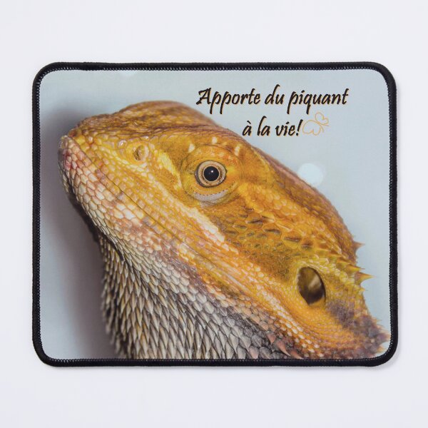 Item preview, An ochre, yellow and brown bearded dragon designed and sold by Production Art Manon Meilleur.
