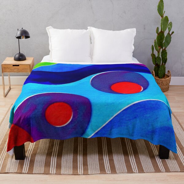 Item preview, part abstract water bold vibrant 1.2 colorful geometric design designed and sold by SmashingDeals.