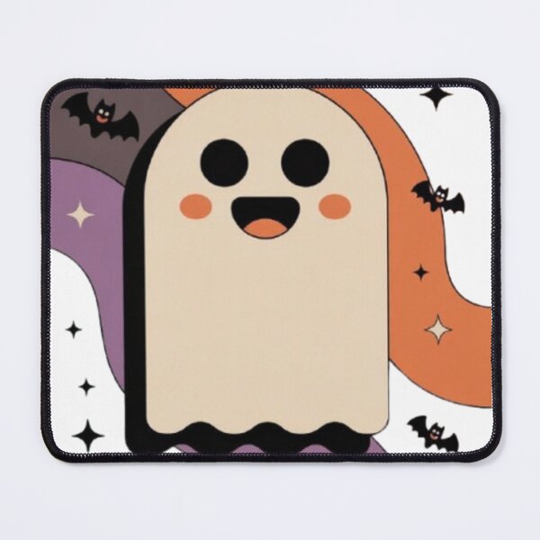 Item preview, Fantôme mignon Halloween rétro kawaii designed and sold by MeowLoka ⭐⭐⭐⭐.