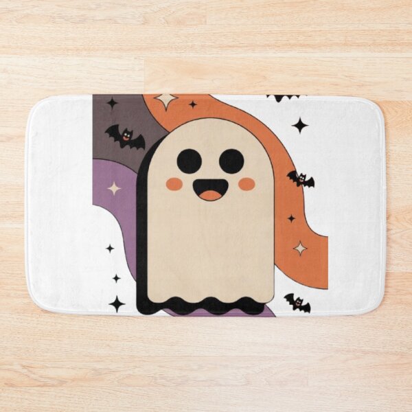 Item preview, Fantôme mignon Halloween rétro kawaii designed and sold by MeowLoka ⭐⭐⭐⭐.