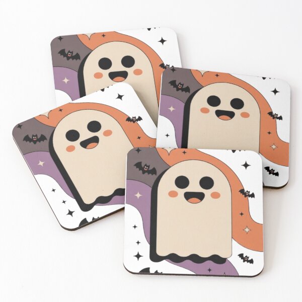 Item preview, Fantôme mignon Halloween rétro kawaii designed and sold by MeowLoka ⭐⭐⭐⭐.