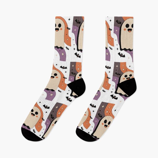 Item preview, Fantôme mignon Halloween rétro kawaii designed and sold by MeowLoka ⭐⭐⭐⭐.