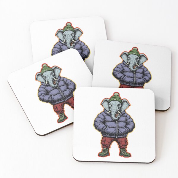 Item preview, Winter Elephant designed and sold by krabbaraban.