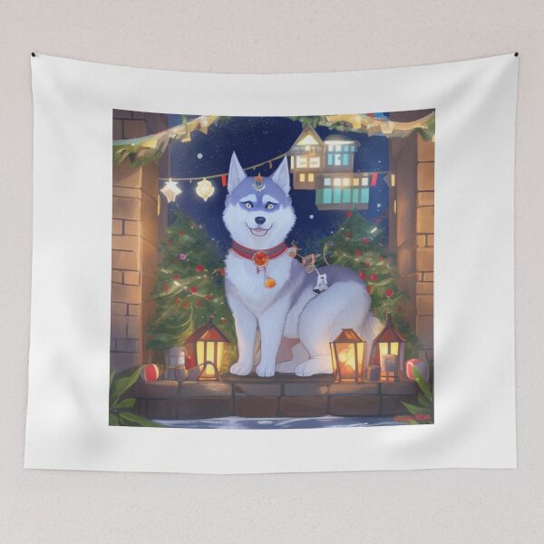 Item preview, Copia de Arctic Bunny with Snowflake Hat designed and sold by PetJoyPrintsCO.