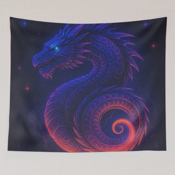 Item preview, Celestial Neon Dragon designed and sold by Paul Morse.