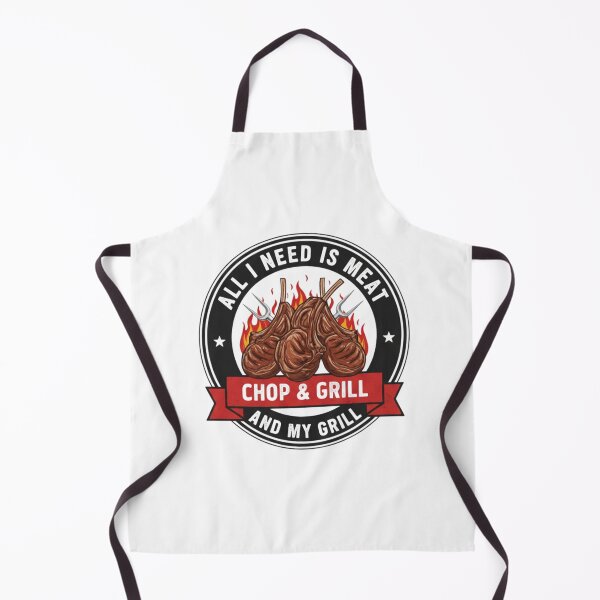 Item preview, All I Need Is Meat, Chop & Grill, And My Grill - BBQ Lover Design designed and sold by EverBranz-stor.