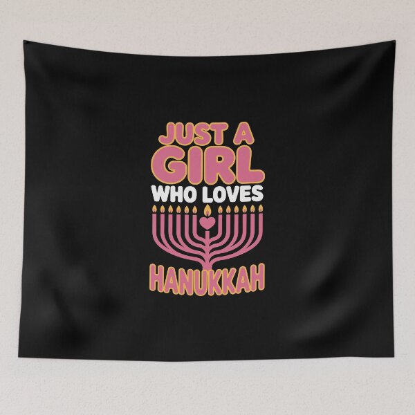 Item preview,  Just a Girl Who Loves Hanukkah designed and sold by jkrphoto.