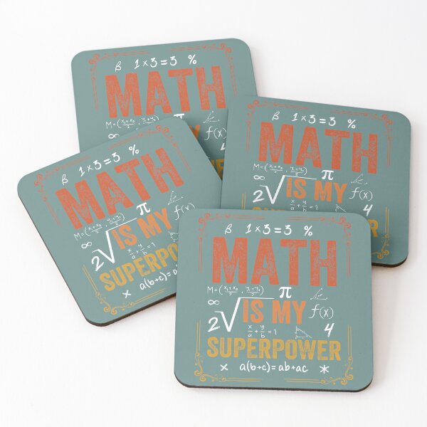 Item preview, Math Is My Superpower, Funny Math Lover designed and sold by artprintschabab.