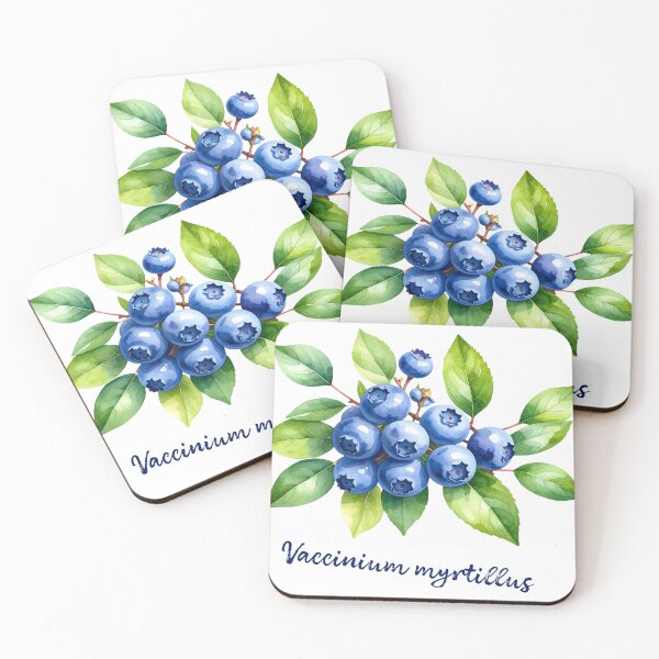 Item preview, Vaccinium Myrtillus - Botanical Painting designed and sold by Litely.