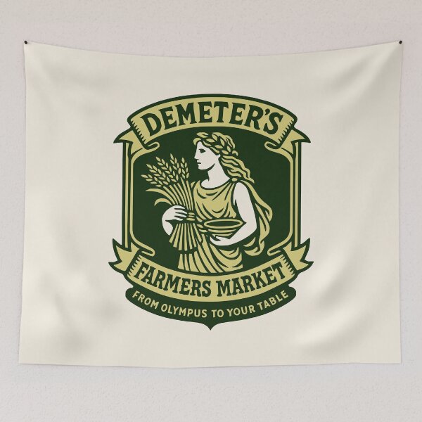 Item preview, Demeter's Farmers Market designed and sold by Coconautica.