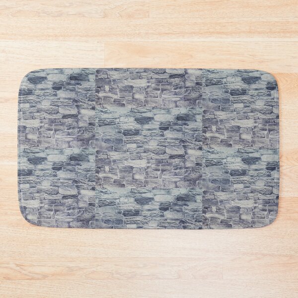 Item preview, Cool Toned Stacked Stone Wall Texture - Grey Pattern  designed and sold by SergioMiklos.