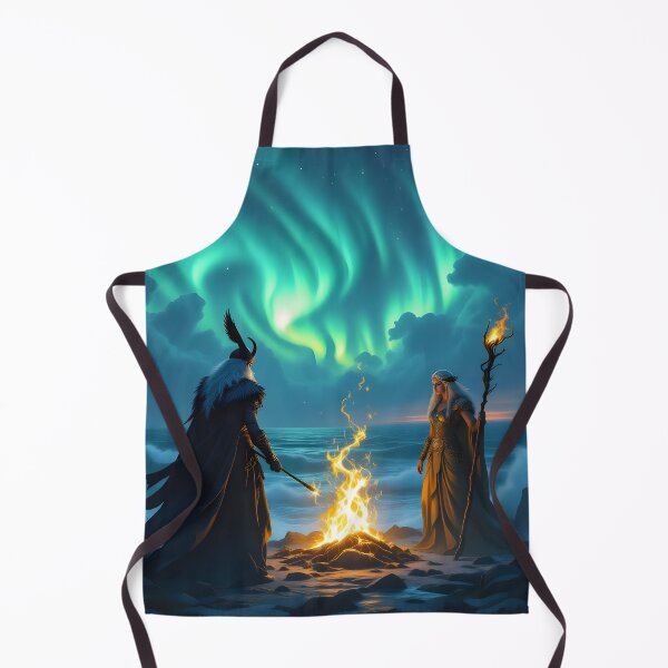 Item preview, Ask & Embla – Fire and Fate designed and sold by yosmosverse .